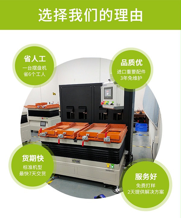 微小零件自動擺盤機