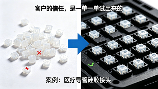 客戶的信任，是一單一單試出來的