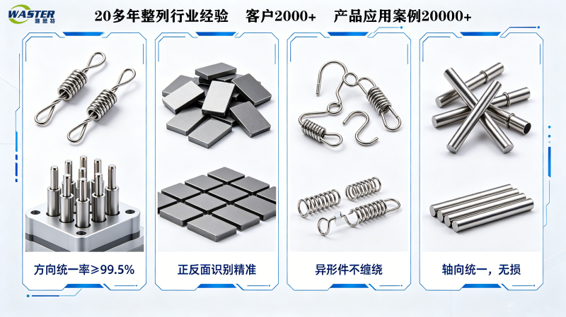 典型零件排列效果對比圖
