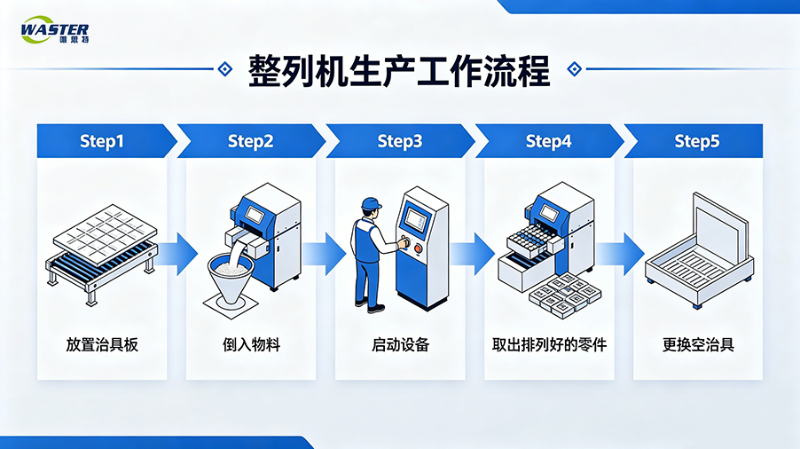 整列機工廠流程