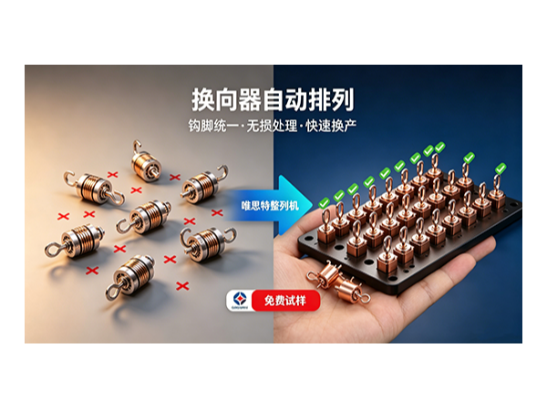 唯思特整列機：換向器自動化精密排列與供料解決方案