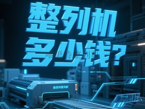 一臺(tái)自動(dòng)整列機(jī)多久能回本？唯思特為您算筆“明白賬”