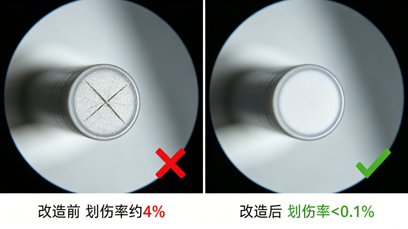前后對比