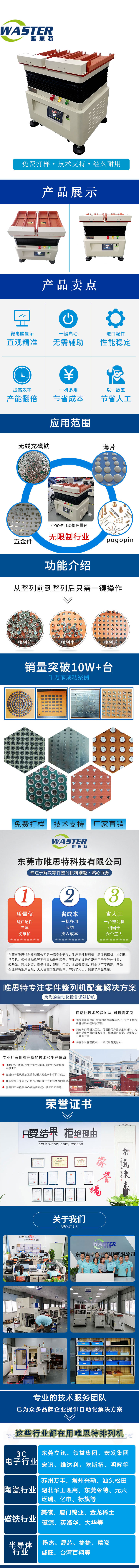 唯思特整列機