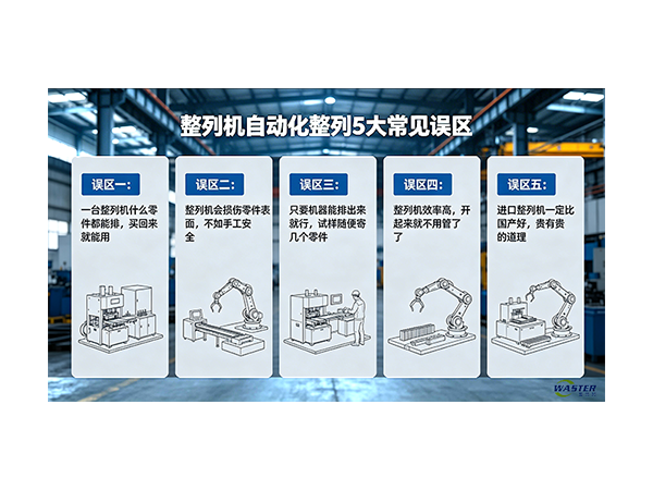 自動化整列的5個常見誤區，你中了幾個？